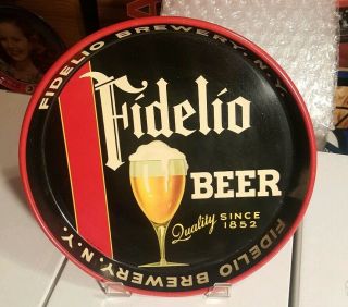 Vintage Fidelio Brewery Beer 12 " Tray,  Home Keg Service York,  York 1930s