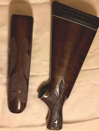 Vintage Remington 870 Stock & Forearm Gloss Walnut 12ga.  Wingmaster