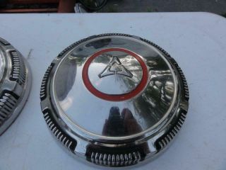 4 Vintage 1960s 1970s Dodge Redline Hubcaps Charger Dart Challenger Hemi RT 4