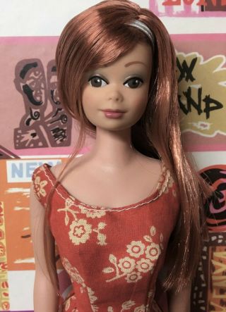 (reserved) Vintage Barbie Friend Midge Titian Long Hair Side Part Doll Byapril