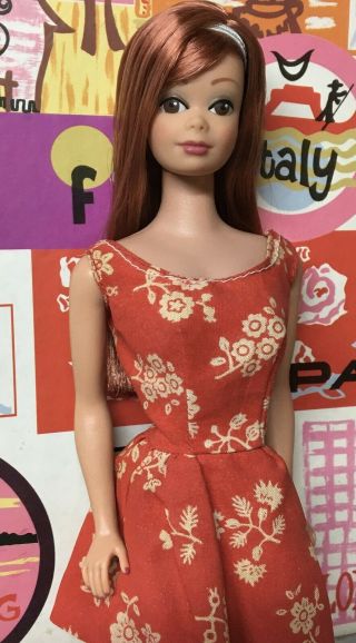 (RESERVED) Vintage Barbie Friend Midge Titian Long Hair Side Part Doll ByApril 3