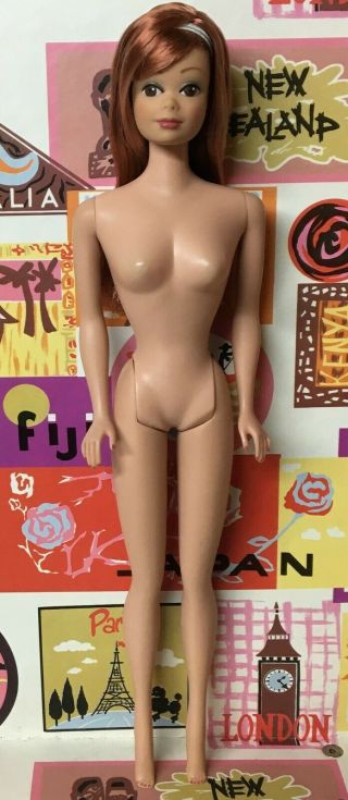(RESERVED) Vintage Barbie Friend Midge Titian Long Hair Side Part Doll ByApril 8