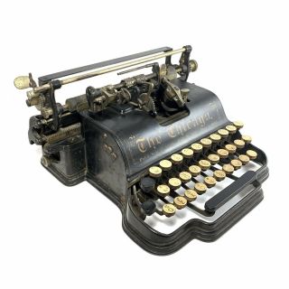 CHICAGO No.  1 TYPEWRITER Schreibmaschine Antique Máquina de Escrever 打字机 Vtg 7