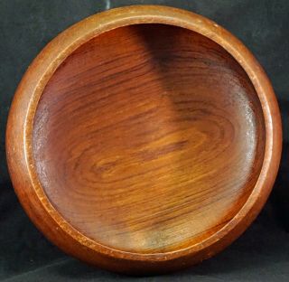 Large Wooden Salad Bowl Carved From One Piece Of Wood Maybe Walnut