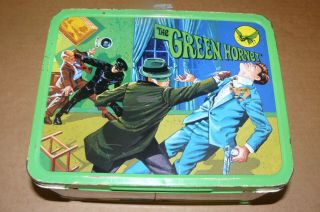 Oringal Vintage 1967 Greenway Green Hornet Metal Lunch Box Lunchbox
