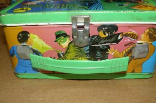 Oringal Vintage 1967 Greenway Green Hornet Metal Lunch Box Lunchbox 6