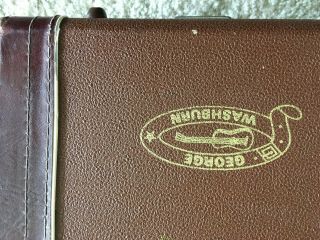 Washburn A20 Vintage Pre - Serial Tobacco Explorer w/OHSC - Rare 3