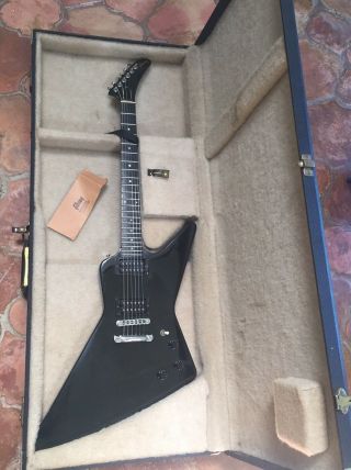 1986 Gibson Explorer James Hetfield Metallica Ebony Rare 1984