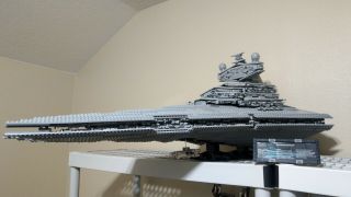 Lego Star Wars 10030 Rare Light Bluish Grey Ucs Imperial Star Destroyer W/box