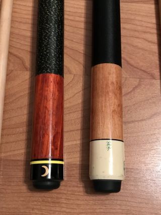 Vintage McDermott D - 1 Pool Cue and Moon custom Cue 2