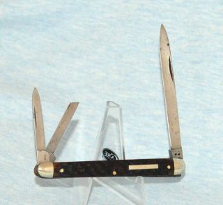 Rare Vintage Kissing Crane Bone Whittler Knife 1896 - Germany No Case /box
