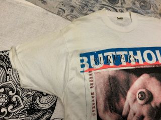 Rare Vintage 1989 Butthole Surfers DON ROCK Artist Proof T Shirt HAND EYE Rare 2