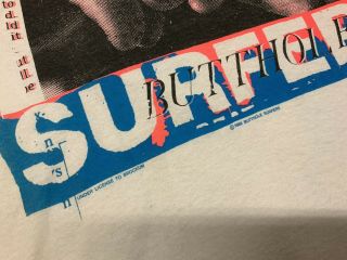 Rare Vintage 1989 Butthole Surfers DON ROCK Artist Proof T Shirt HAND EYE Rare 7