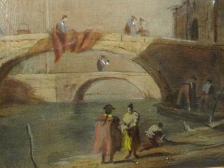 Fien 19th Century Venice Landscape Antique Painting Francesco GUARDI (1712 - 1793) 7