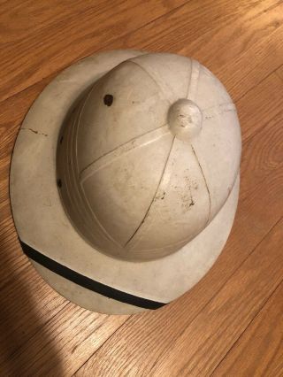 Military WW2 U.  S Army Tropical Pith Helmet Hawley Products Co Dec 1946 2