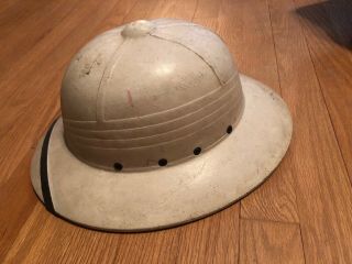 Military WW2 U.  S Army Tropical Pith Helmet Hawley Products Co Dec 1946 3