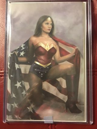 Alexandra Ocasio Cortez Freshman Force Wonder Woman Virgin Variant Rare Recalled