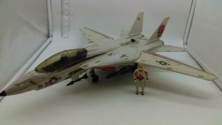 Vintage 1983 Hasbro G.  I.  Joe Arah Skystriker Jet Vehicle W/ Ace 99.  9 Complete