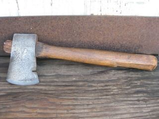 Vintage embossed extremely rare Lone Scouts axe hatchet. 2