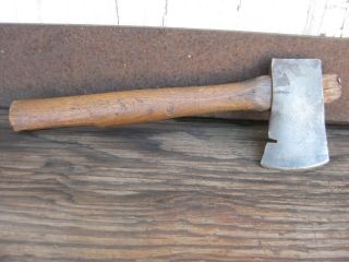 Vintage embossed extremely rare Lone Scouts axe hatchet. 3