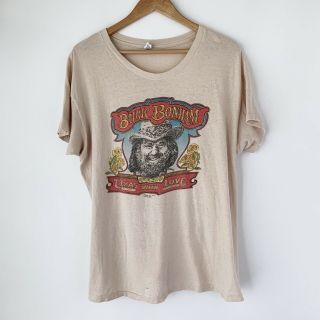1980 Willie Nelson " Buck Bonham " Vintage Country Music Tee Shirt 80s Waylon