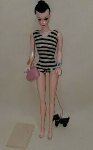 Vintage Barbie Hard Plastic Clone Doll 11 1/2 " Hong Kong All Orig.  Rare $49.  99