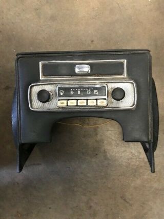 JAGUAR XKE SERIES RADIO CONSOLE WITH BLAUPUNKT ASH TRAY VINTAGE E - TYPE 5