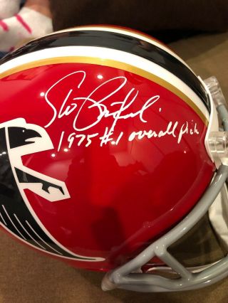 Steve Bartowski Signed Vintage Full Size Helmet,  Atlanta Falcons 2