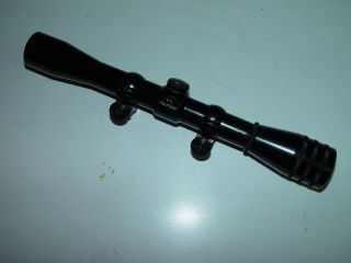 Vintage Redfield 4x 3/4 ".  22 Rifle Scope Duplex Reticle Riflescope