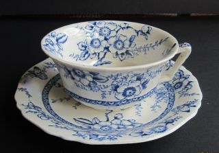 Antique Alfred Meakin Porcelain Tea Cup & Saucer,  England
