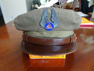 Civil Air Patrol Wwii Visor Hat With Wings