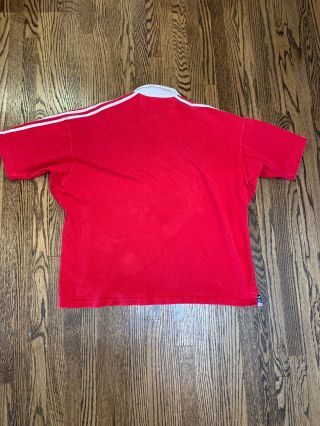 RARE VINTAGE Adidas British Lions 1997 Rugby Shirt Jersey Size XL Short Sleeve 8