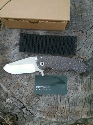 Direware Knife Custom Solo Flipper Unique Configuration.  Rare