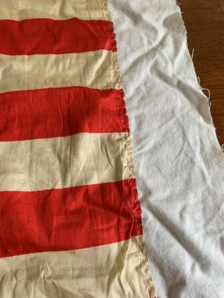 Vintage Antique 37 Star U.  S.  Flag Nebraska EXC 5