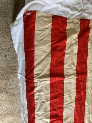 Vintage Antique 37 Star U.  S.  Flag Nebraska EXC 7