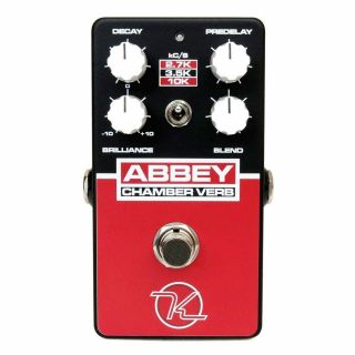 Keeley Abbey Chamber Verb Vintage Reverb Echo Guitar Effects Pedal Stompbox