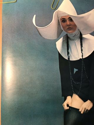 Girl With Nun’s Habit Vintage Poster 1970’s Sexy Woman Nun Half Leg Out 5