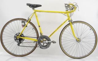 Vintage Schwinn Varsity 10 Speed Steel Road Bike Yellow Circa 1972
