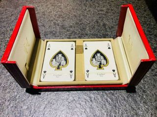 Vintage Set Of Cartier Playing Cards.  2 Deck Set Of Playing Cards In A Box Set
