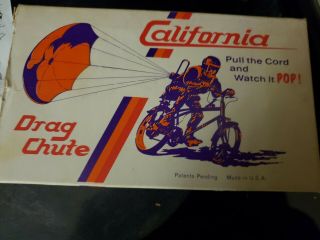 Rare Vintage California Drag Chute Muscle Bike,  Schwinn,  Sting Ray