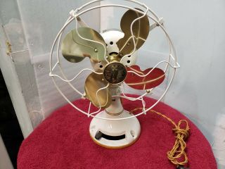 Antique 9 " Emerson 29645 Oscillating 3 Speed Fan