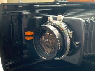 Konica Instant Press Polaroid Instant Film Camera - 110mm Hexanon f/4 - Rare 4