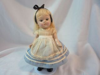 Vintage Vogue Strung Ginny Doll Transitional Alice In Wonderland Ginny Doll