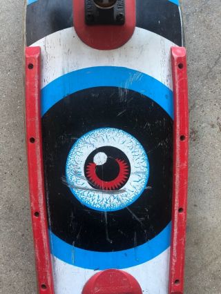 Rob Roskopp Target Eye Vintage Santa Cruz Skateboard Complete W/ Deck & Wheels 7