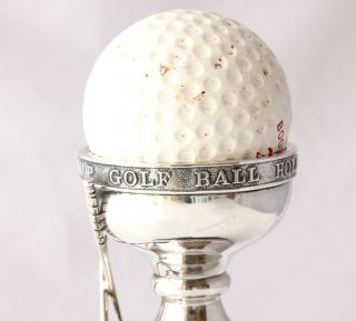 Silver Dunlop Golf Ball Hole in One Souvenir Trophy Cup.  Antique Gift.  1928 5