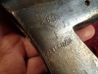 0.  812 kg SCARCE VINTAGE SMALL AXE HEAD BILLNÄS / BILLNAS 61/2 FINLAND FINNISH 2