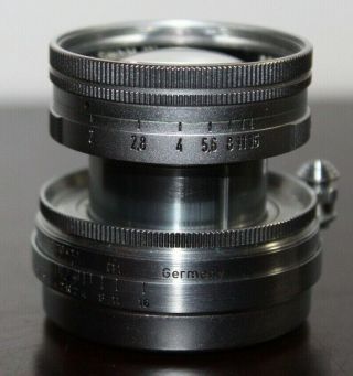 RARE Near LEICA Summicron 5cm 1:2 Screw Mount THORIUM Radioactive Lens 2