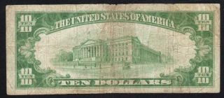 RARE 1929 $10 FABENS,  TX National Bank Note EL PASO COUNTY TEXAS 3