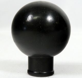 Vintage Carnegie Beer Ball Tap Knob Handle Black Chartiers Valley Brewery PA 4