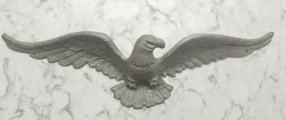 Vintage Cast Metal American Bald Eagle Wall Mount Plaque 18 "